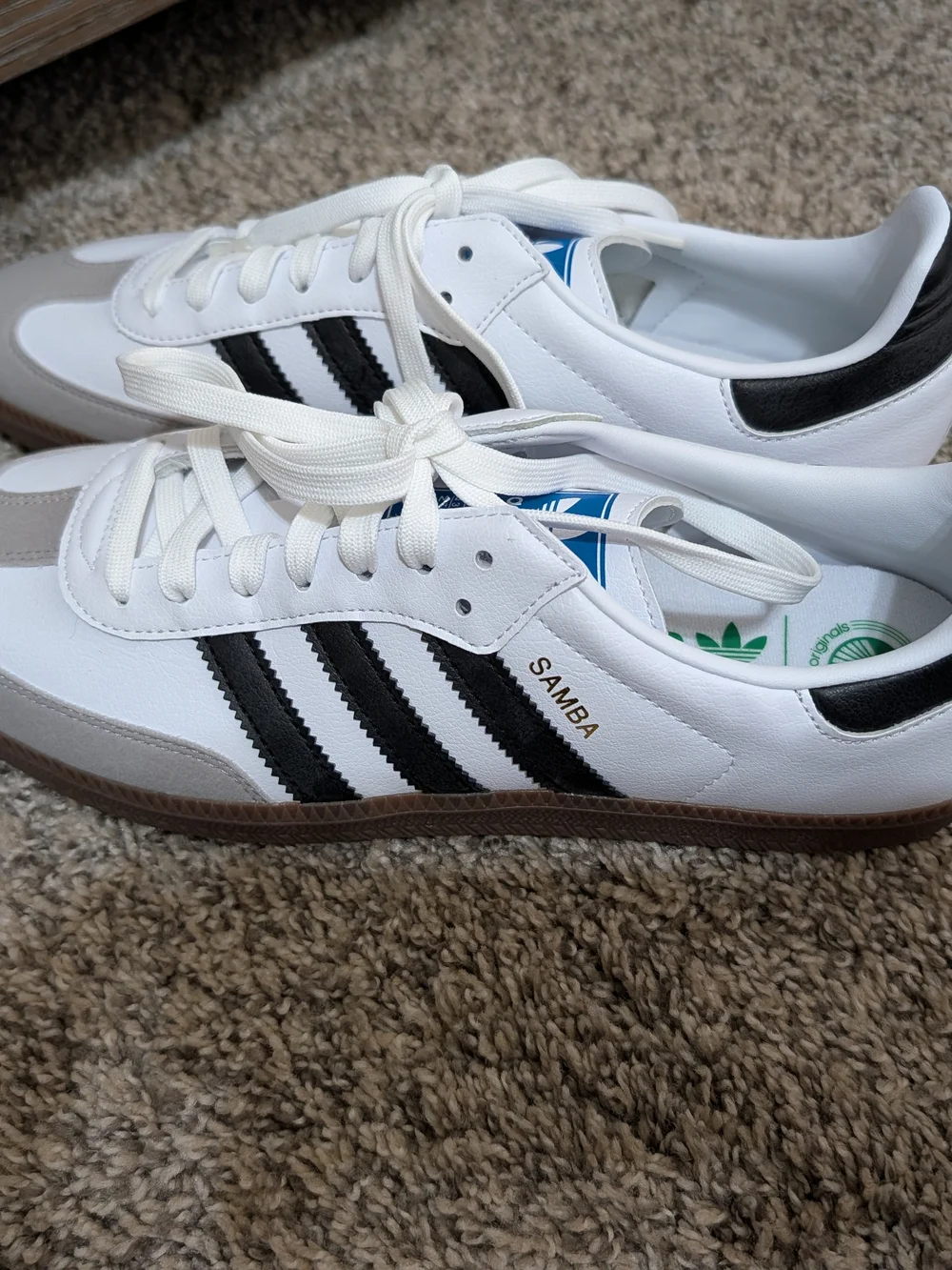 Adidas Samba White/Black Casual Trainer